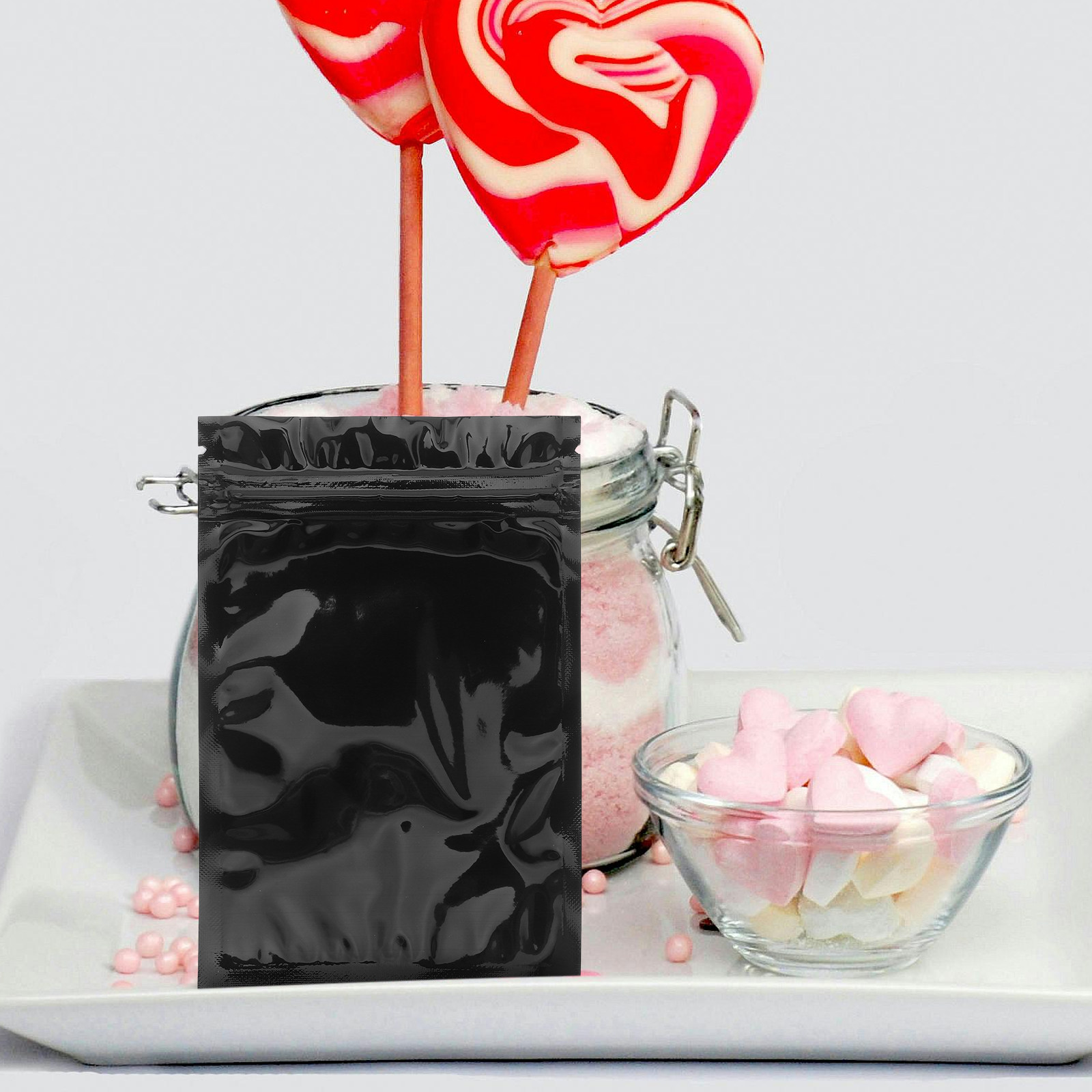 100pcs Aluminum Foil Resealabl - Coffee Tea & Jane ulasan dan harga