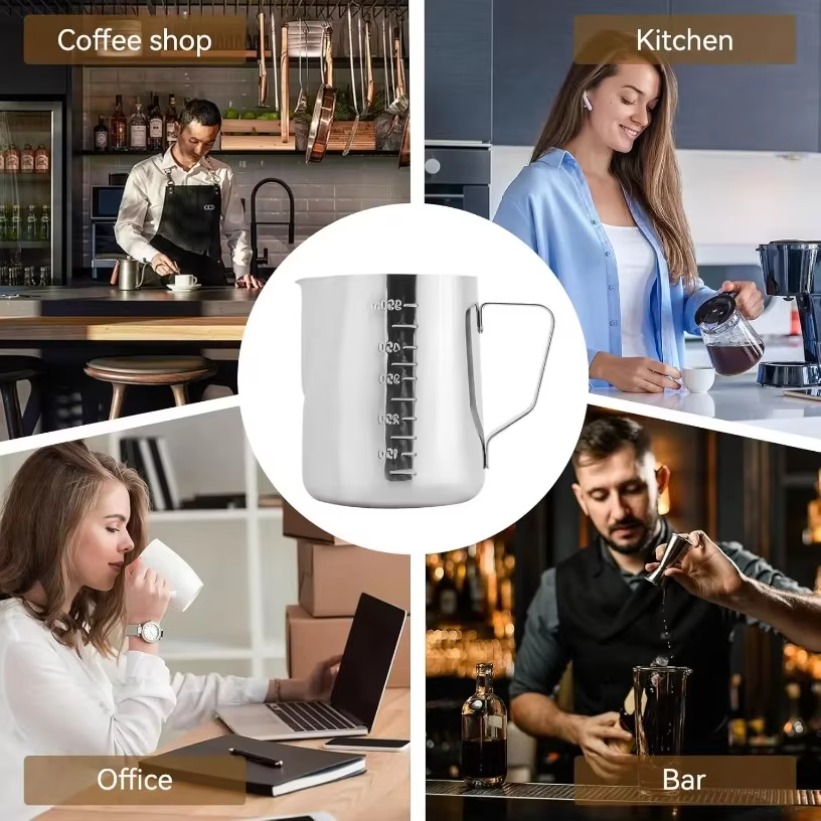 350ML Stainless Steel Coffee M - Barista Milk Jug ulasan dan harga