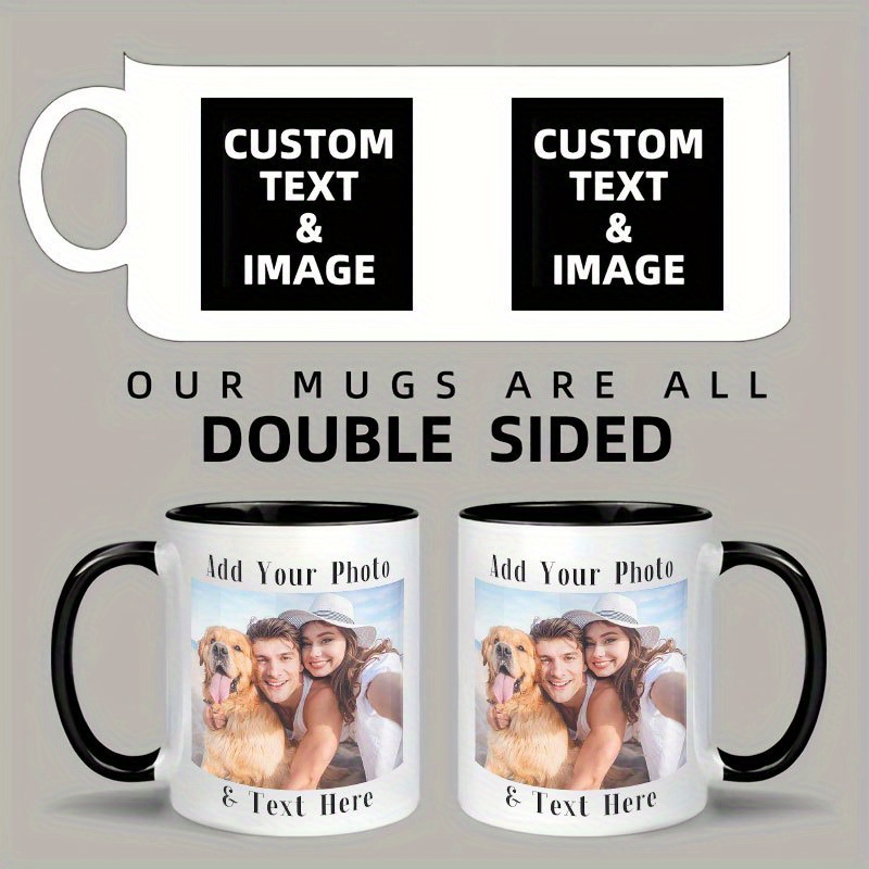 2D 1pc 11oz Personalized Custo - Coffee Tea Images ulasan dan harga