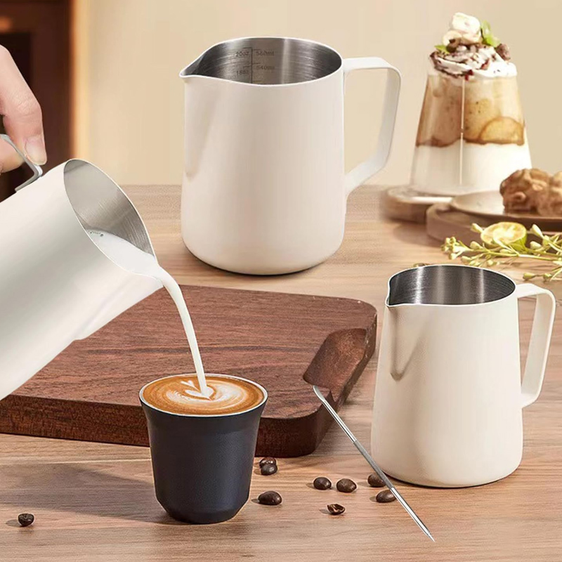 Milk Jug Stainless Steel Measu - Barista Milk Jug ulasan dan harga